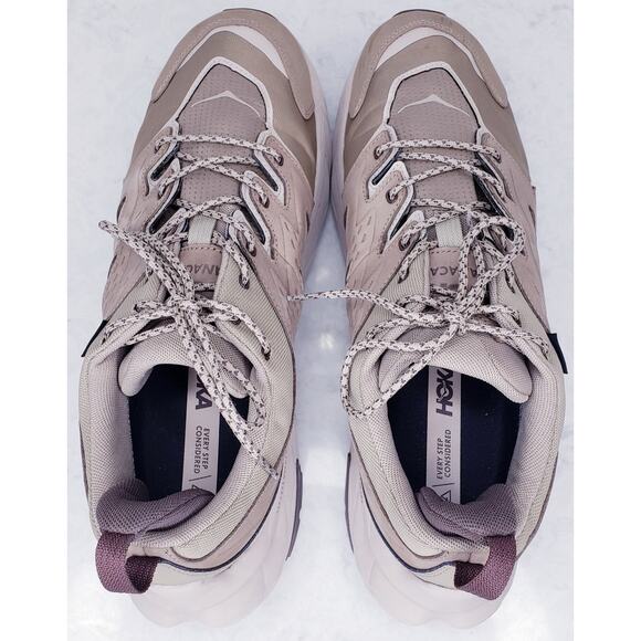 HOKA ANACAPA Low GTX Leather Mesh Hiking Shoes Sneakers Vibram Sole  Men's 13D - Picture 3 of 14